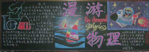 物理黑板报 黑板报图片大全