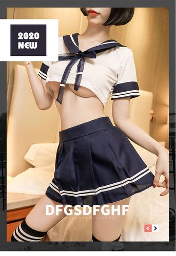 y 性感学生情趣水手服女内衣jk学生装校服海军软妹主播套装 学生套装