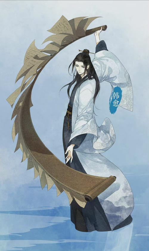 古风插画#  如果诗人长这样  图cr:墨 