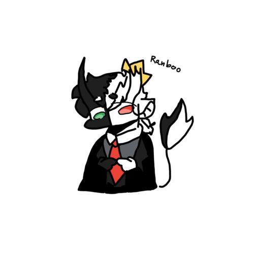 ranboo wilting wylbur- wilbur soot mode的插画 ranboolineart ran