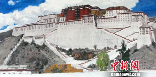 庆祝中国共产党成立九十周年中国油画展开幕图9