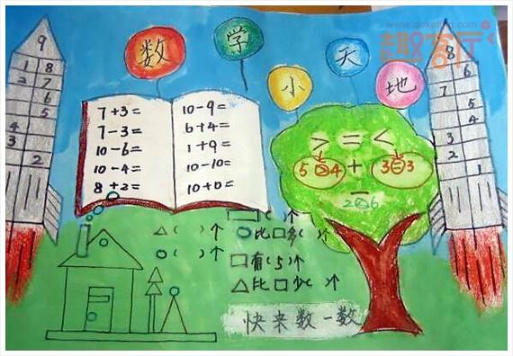 关于数学的手抄报二年级下册数学手抄报内容