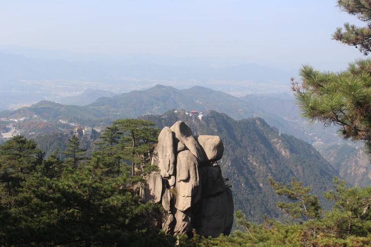 徒步九华山原始岭-莲台峰-古佛洞-太极洞-十王峰-天台