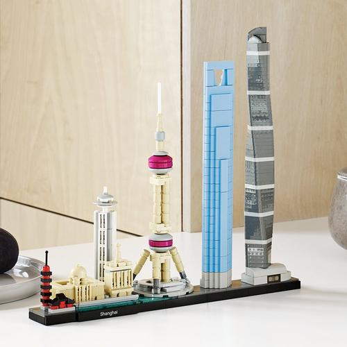 lego长城积木钟积木大本中国乐高东方明珠塔天际线上海建构