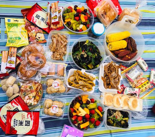 姨姨们一起备的野餐食物