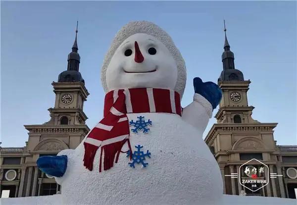 85处雪景81个雪人等你来打卡冰城公园堆雪人做雪景