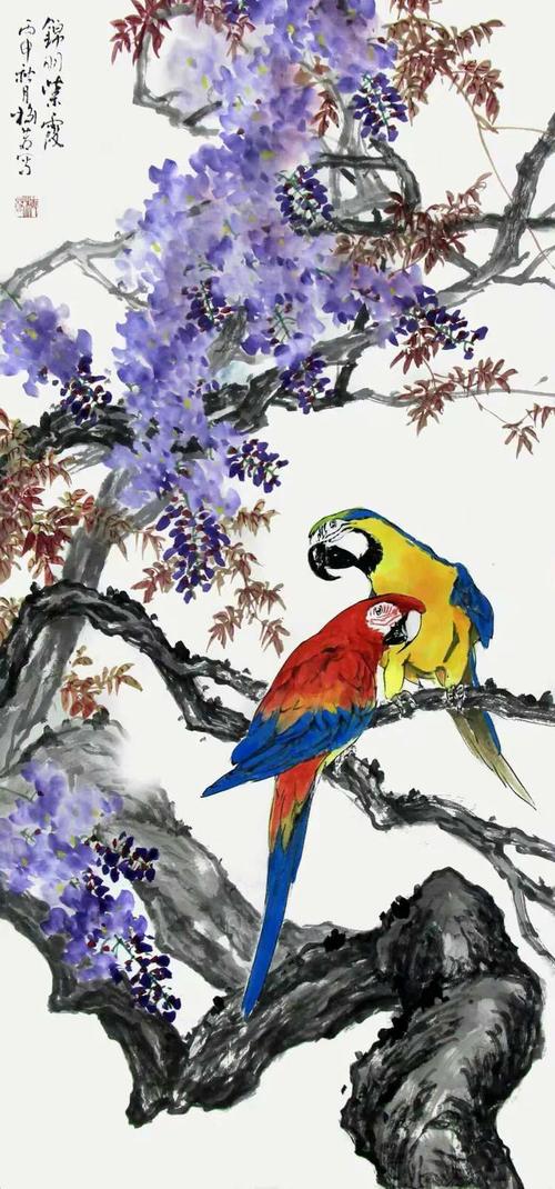 梅若先生国画作品欣赏