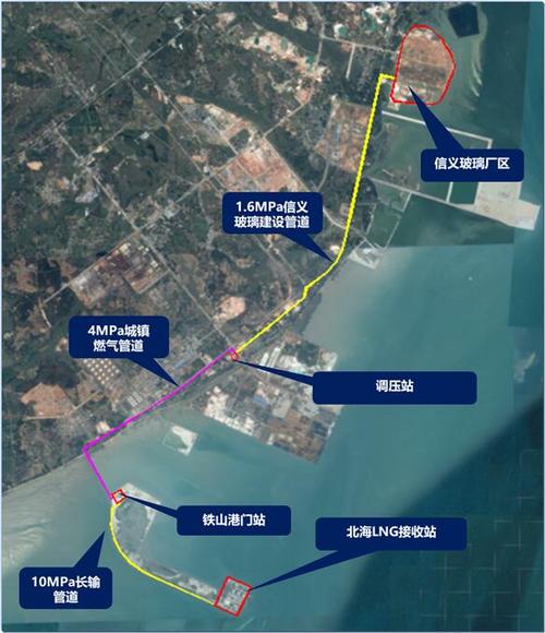 北海市铁山港临海工业区信义玻璃供气专线工程铁山港门站至调压站段