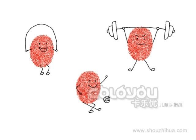 国外教宝宝怎样用指纹画画的