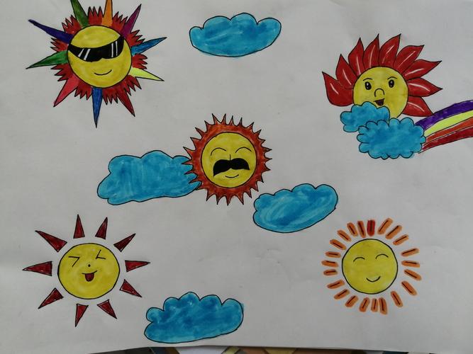 我想画个太阳