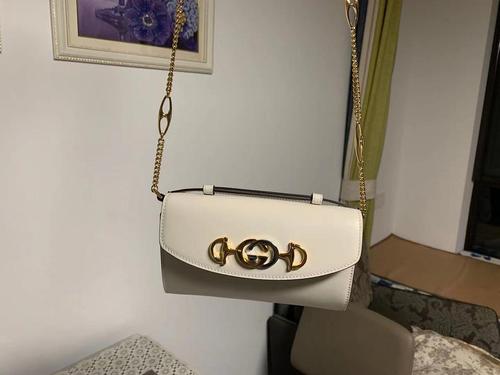 6折出全新正品gucci zumi系列mini链条包