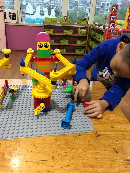 大班乐高课堂——推磨小人
