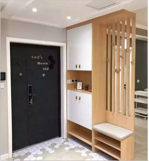 玄关鞋柜这样装,漂亮又实用,一进门就能轻松换鞋!