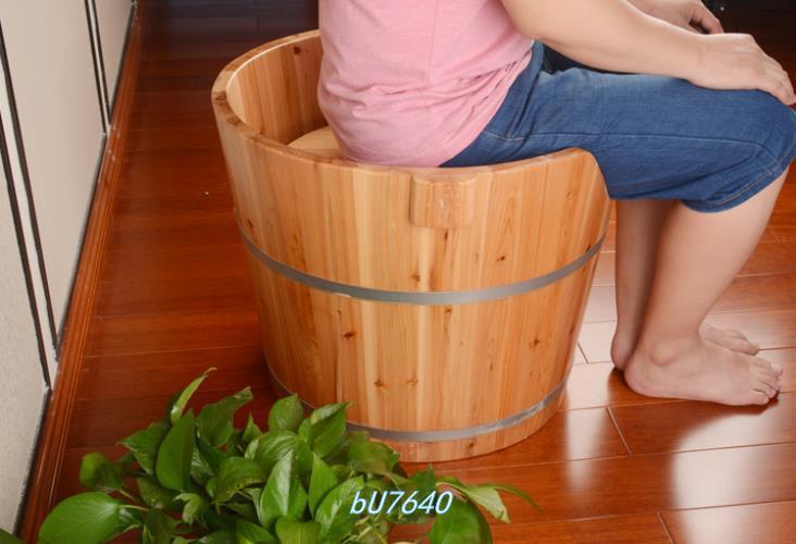 坐浴桶木桶坐浴盆药浴臀浴坐浴桶半身女私处木盆熏蒸盆泡腰泡臀桶