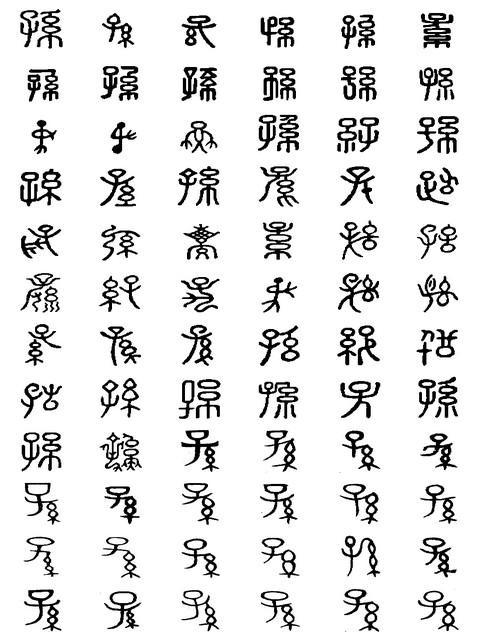孙字演变