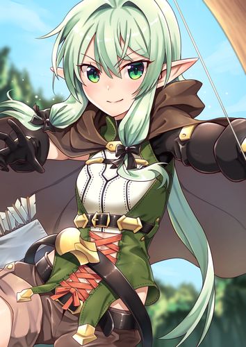 妖精弓手      与哥布林杀手一起冒险的精灵女主角