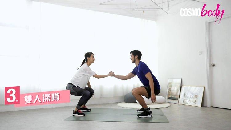 【情侣家居运动】3个动作瘦腿提臀!让另一半成为你的
