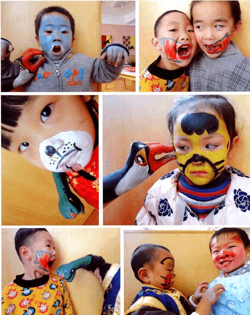 幼儿园美术活动设计绘画篇:人脸彩绘
