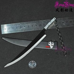 死神 黑崎一护斩月刀露琪亚 斩魄刀天锁斩月万解 黑色斩月模型,可在折