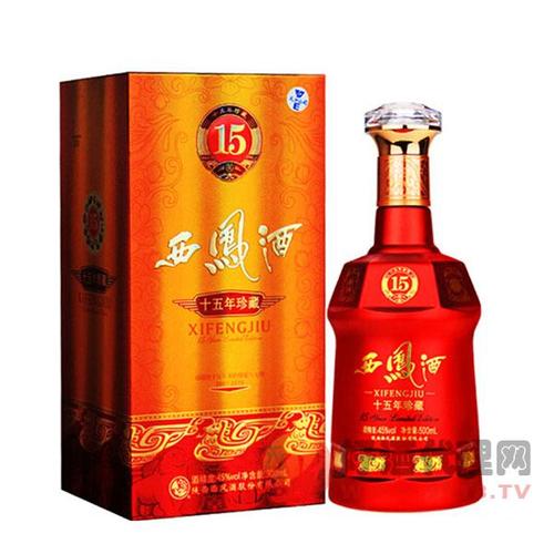 西凤酒45度15年珍藏500ml