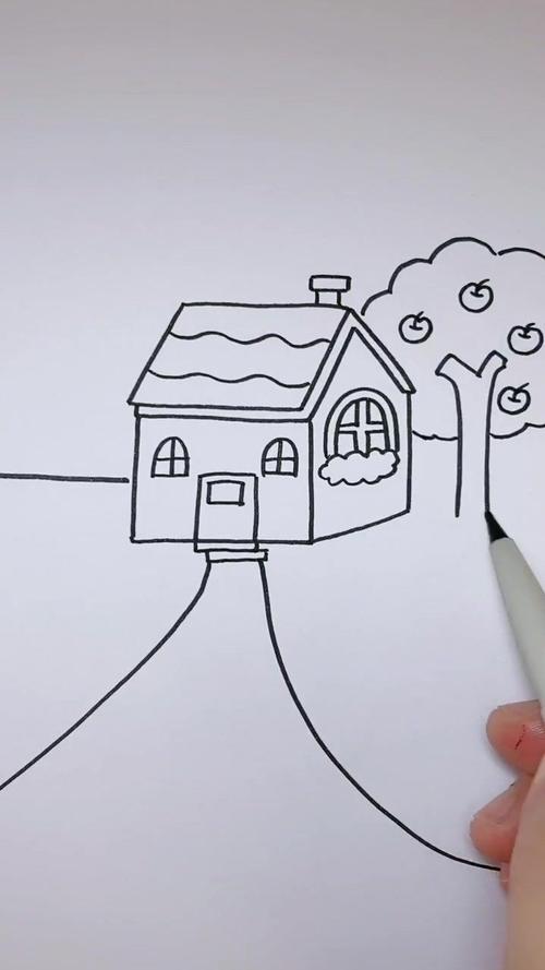 简单画小房子