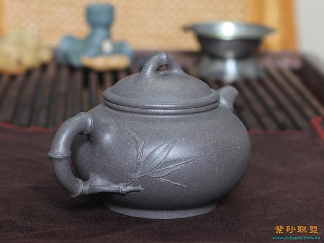 老料青灰泥竹器(全手,200cc)