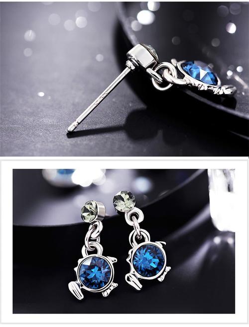 箴诺 十二星座手链水晶元素时尚手串星座耳钉耳饰女款