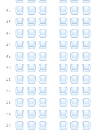 东方航空 mu5521经济舱哪个位置好?