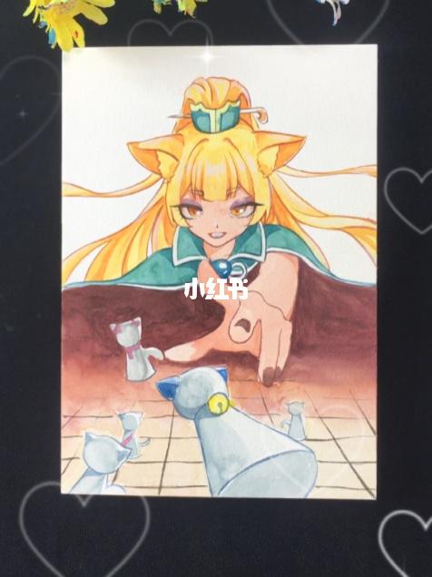 我画的皓月公主,好看吗?_手绘_画画_万物拟人绘_文化