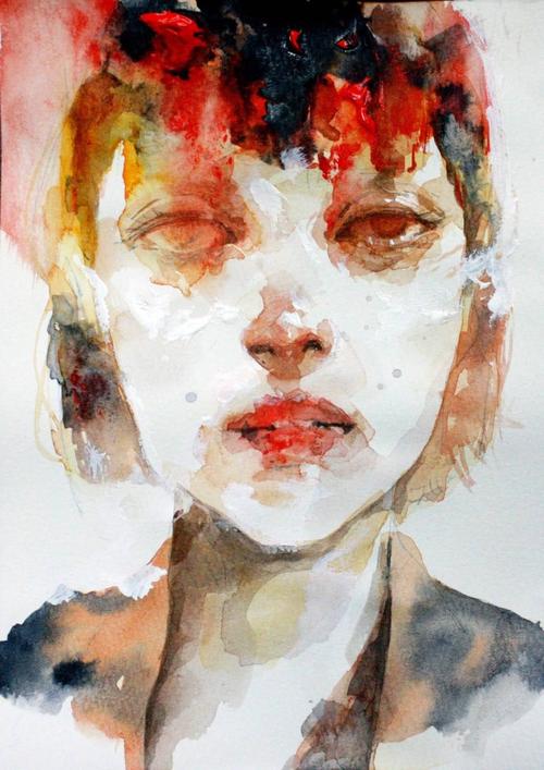 人物/抽象/暗黑/色彩对比/眼睛/头发￥vimub6n1gat