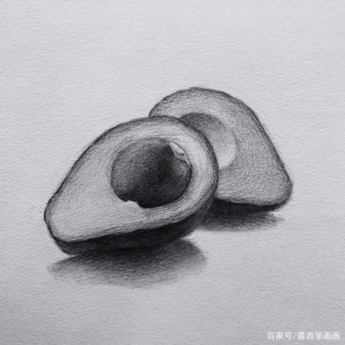 牛油果素描画怎么画?一步一步教你画牛油果!