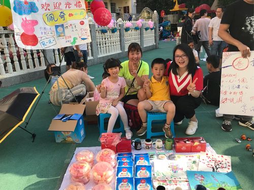 职专附属幼儿园zf4班跳蚤市场 写美篇   一个个"摊位"整齐干净,有玩具