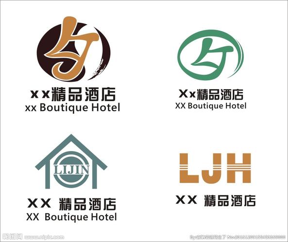 酒店logo设计图__企业logo标志_标志图标_设计图库_昵