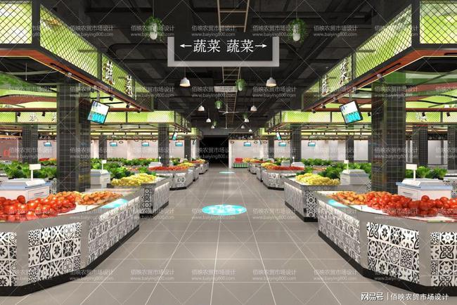 农贸市场设计中的场内布局规划需要注意些什么呢