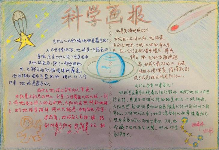 想要多了解科学知识不如做一份科技手抄报吧.