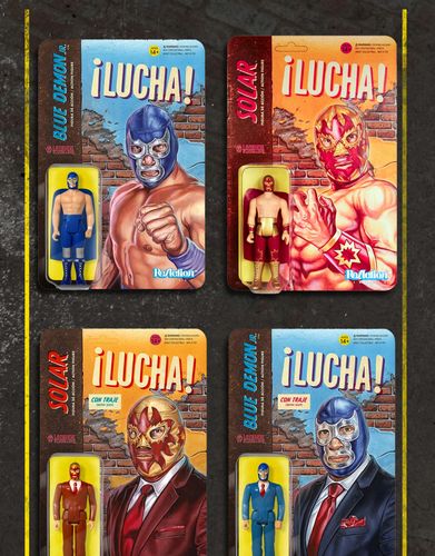 super7 墨西哥摔跤手 legends of luche libre 挂卡