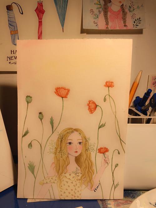 满天星小姐姐～水彩画