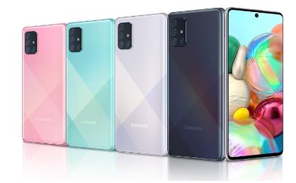 带有五个后置摄像头的三星galaxya72和galaxya52智能手机推出