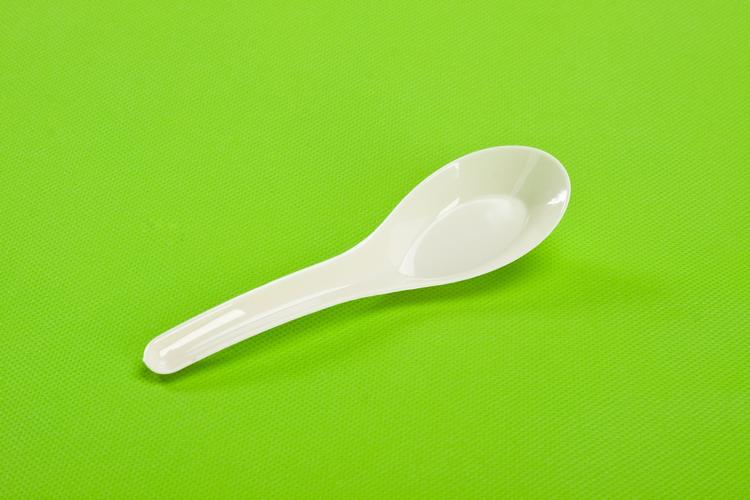 一次性环保汤勺 塑料勺子 满记甜品勺 德克士饭勺 食品级pp勺