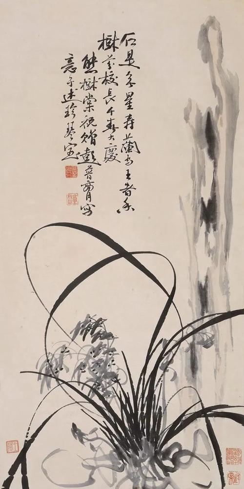 齐白石:他画兰花,神!|张大千|国画|古画|国画家_网易订阅