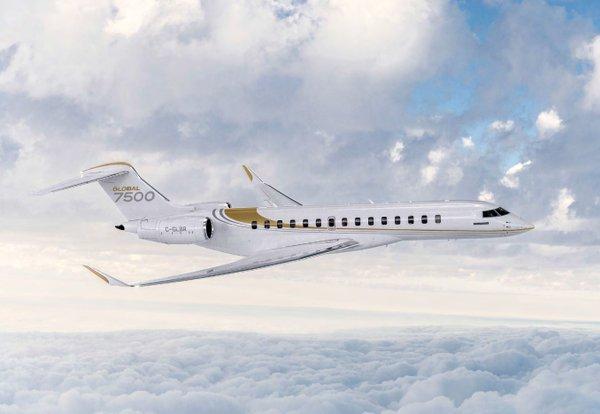 庞巴迪最新旗舰公务机环球7500