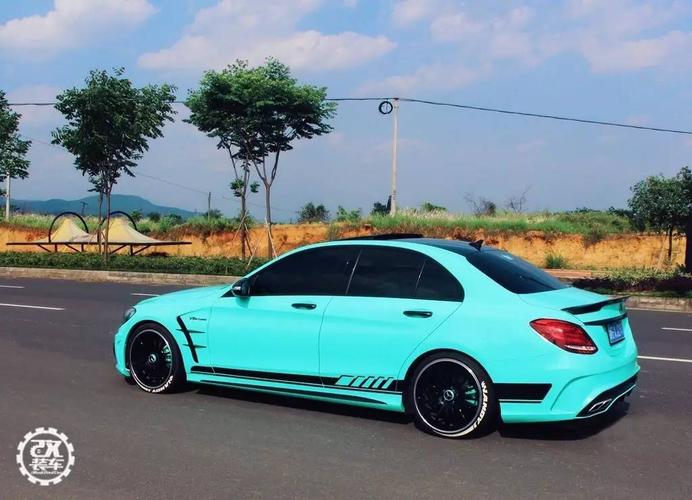 浙江车友丨奔驰c200外观进化改装之后颜值不输c63amg