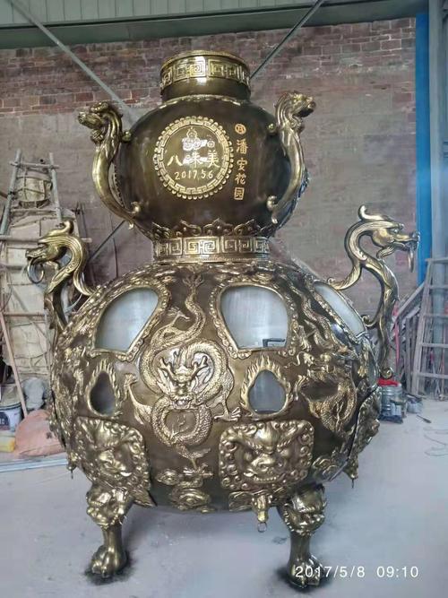 八卦炉烧烤 烧烤炉定做 麒麟聚宝烤串炉定制 哪里可以做景点八卦烤炉