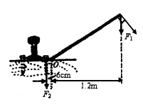 "如图所示,是铁路建设中使用道钉撬撬道钉的示意图.