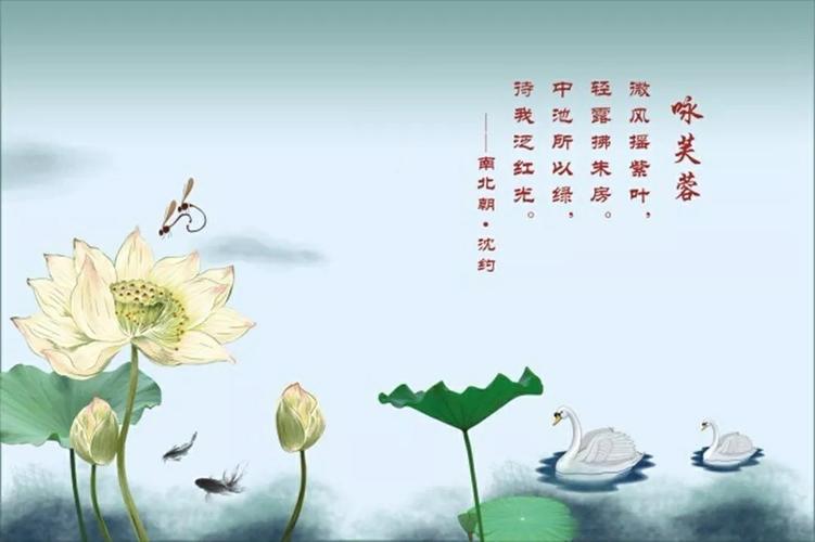 又到荷花盛开时 ----走进古诗词中的荷花世界