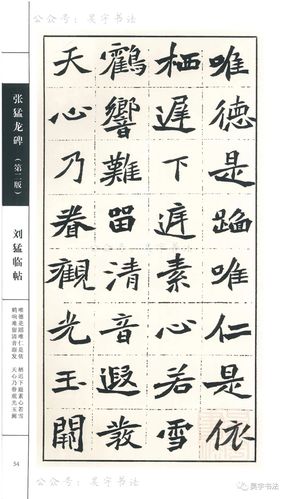 刘猛临《张猛龙碑》高清图