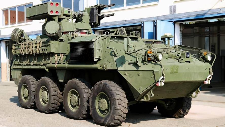 该系统是基于8x8 "斯崔克"轮式装甲车发展而来的