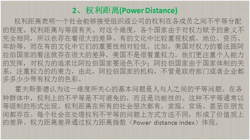霍夫斯泰德的文化维度理论ppt