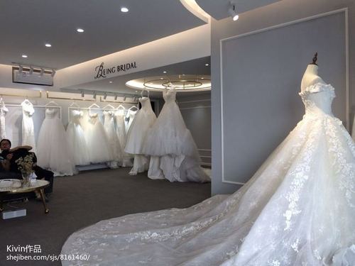 40万元购物空间270平米装修案例_效果图 - 婚纱店高级