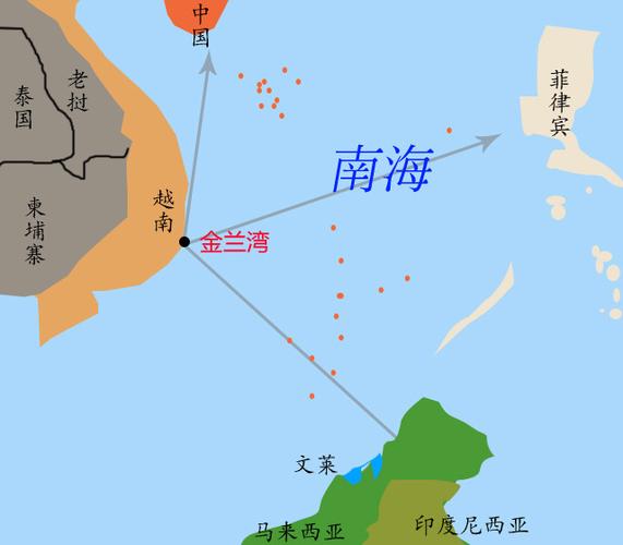 兵家必争之地越南金兰湾